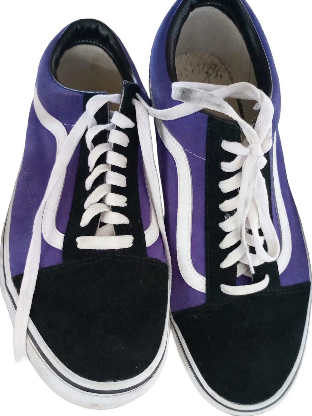 Vans Men's Old Skool Sneakers in Purple and Black